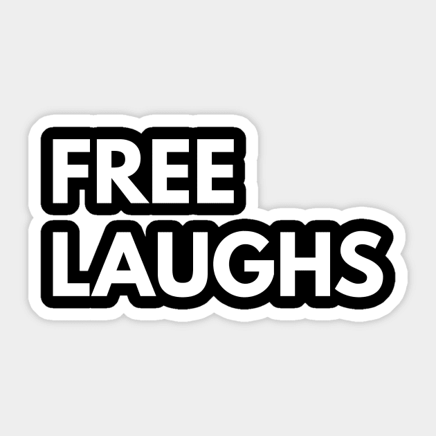 Free Laughs Sticker by FreeShirts